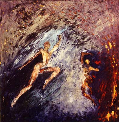 Monotype: Oil on Fine Art Paper.